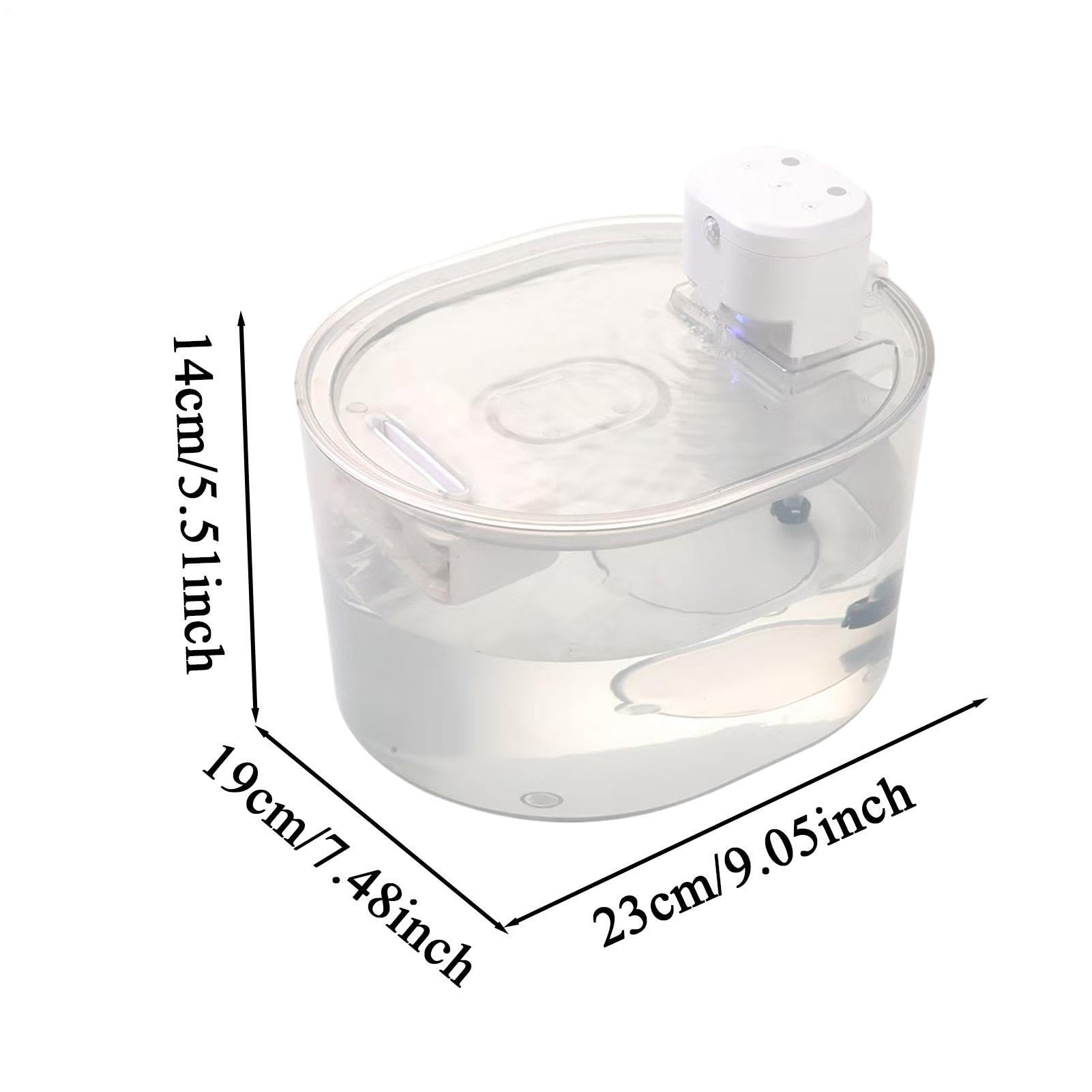 Fuentes de Agua para Gatos Bebedero Automático Recargable de Agua de 3L con | Fuente Agua De Perros Bebedero para Interiores, Mascotas, Perros, , Cachorros, Mesas, Escritorios,