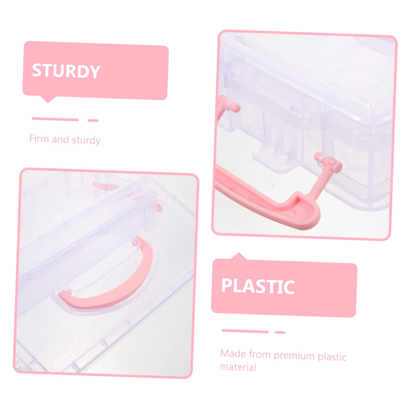 Gadpiparty Plastica Astuccio Portamatite 8 Pezzi Impilabile, Coperchio