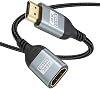 Cable Extensor HDMI 6m, 4K@60Hz Extensor HDMI Macho a Hembra | Cable de Extensión 6m (4K, 2K, 1080P, ARC, HDR) Compatible con Laptop, HDTV, Monitor, Roku, Fire TV Stick, Xbox, PS5 1