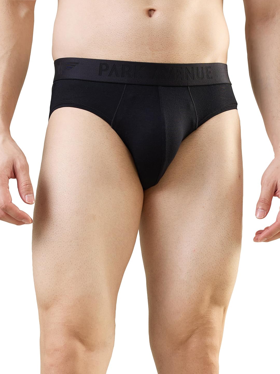 men regular fit solid pattern modal elastane blend brief