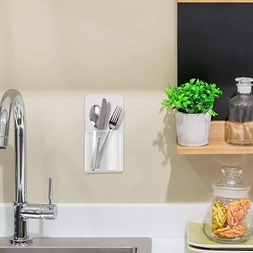 Miniatura 5 de Soporte de control remoto de acrílico de 6 piezas, organizador de montaje en pared transparente, caja de almacenamiento de medios de acrílico