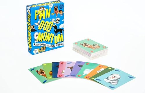 Miniatura 2 de PanDogMonium: un juego de cartas familiar de ritmo frenético - Juegos de fiesta - Juegos de cartas para adultos, adolescentes, niños, amantes de los