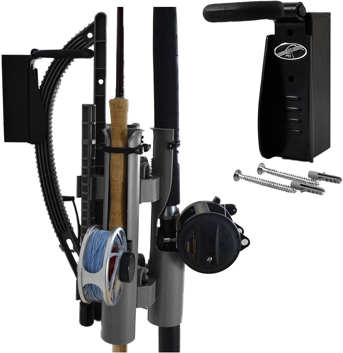 Rod-Runner Wall Mount | Fishing Rod Carrier Mount | MOUNT ONLY