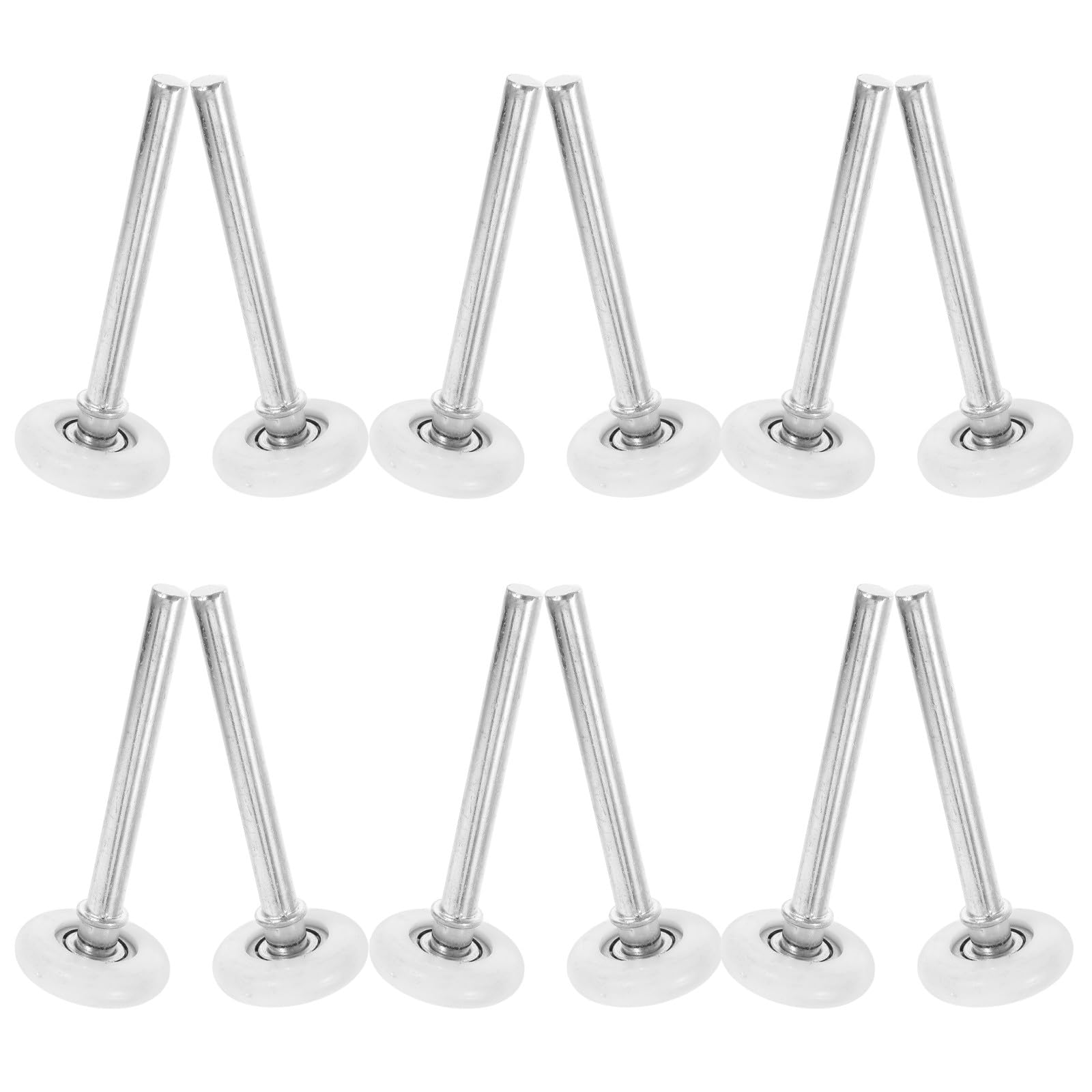 Roulettes pour porte coulissante en métal COHEALI x12 pour grange