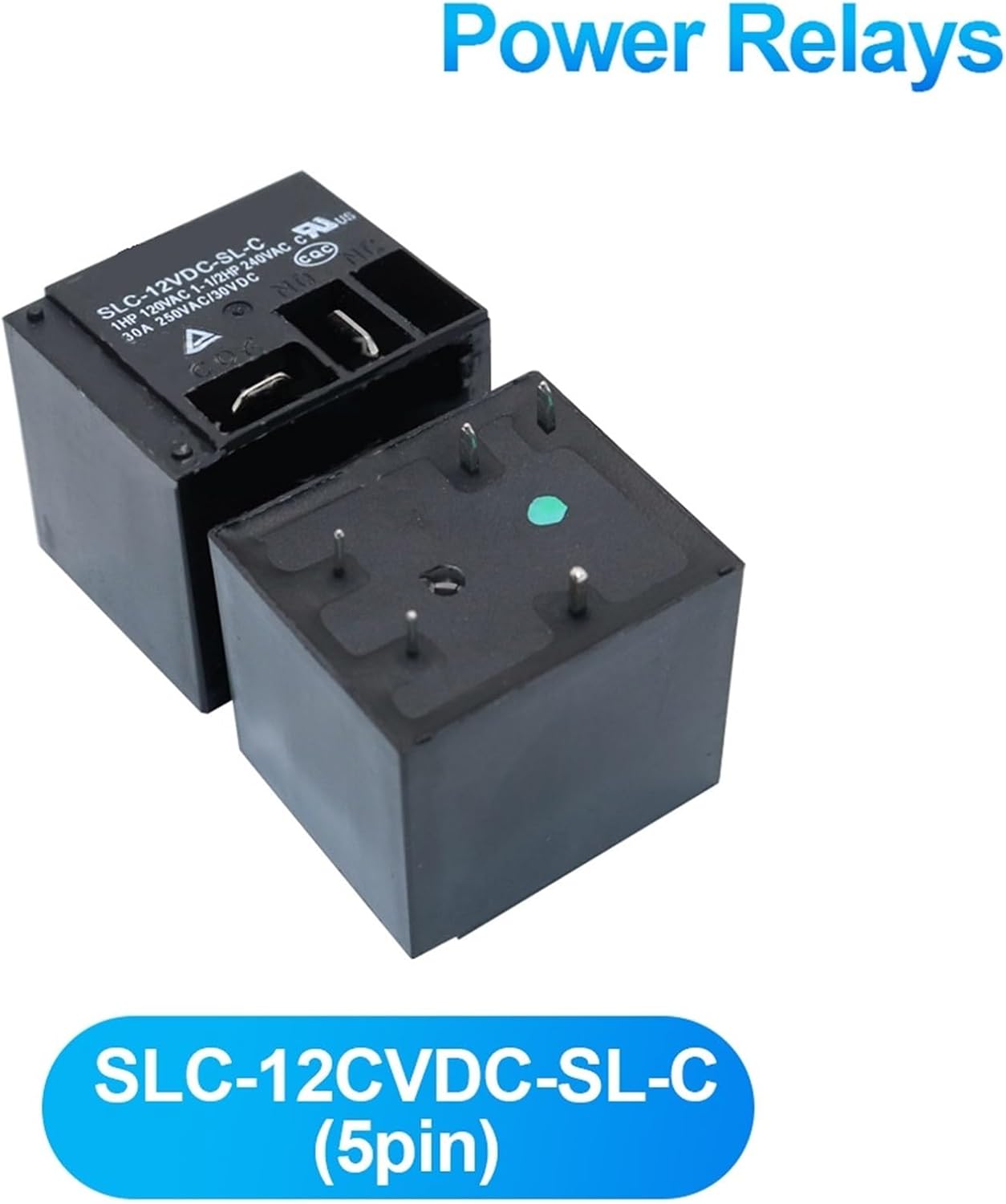 5ps Power Relay SLC-05VDC-SL-A SLC-12VDC-SL-A SLC-24VDC-SL-A 5V 12VDC 24VDC 4PIN Relay for Head Light Air Conditioner(SLC-12CVDC-SL-A(4p))