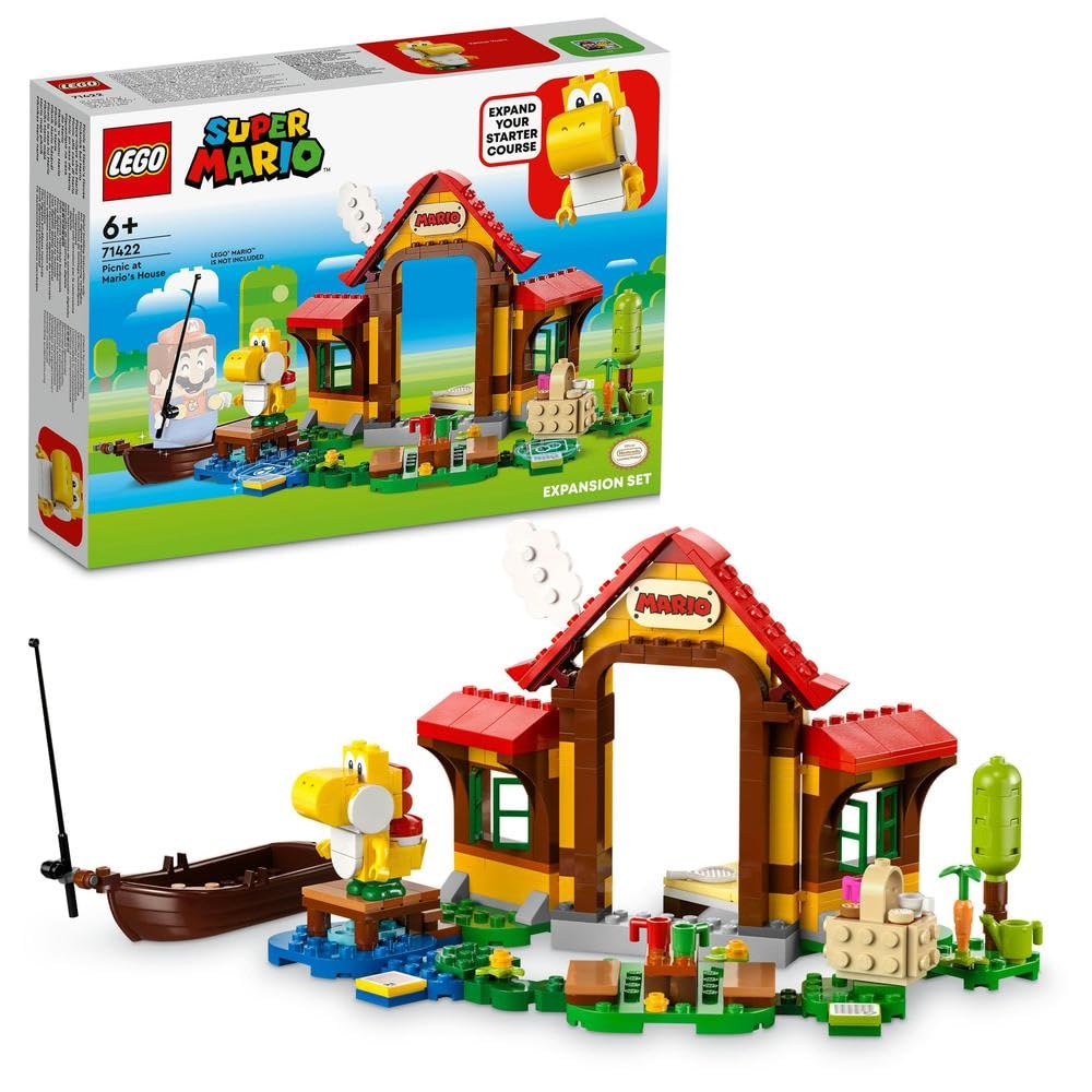LEGO Super Mario Mario’nun Evinde Piknik Ek Macera Seti 71422 (259 Parça)