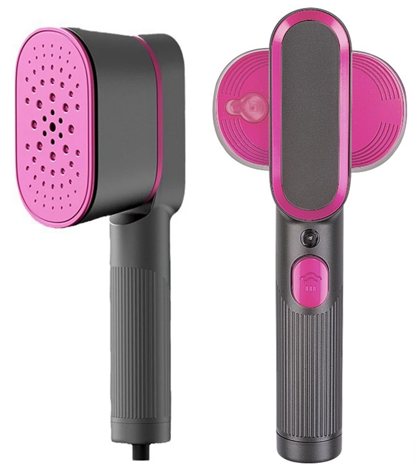 Vaporizador de viaje para ropa, vaporizador portátil de mano de 9 segundos, plancha de vapor con calentamiento rápido, 2 en 1, vaporizador de ropa de viaje, panel de calor cerámico grande, cabezal giratorio, vaporizador de ropa para uso doméstico en viajes.