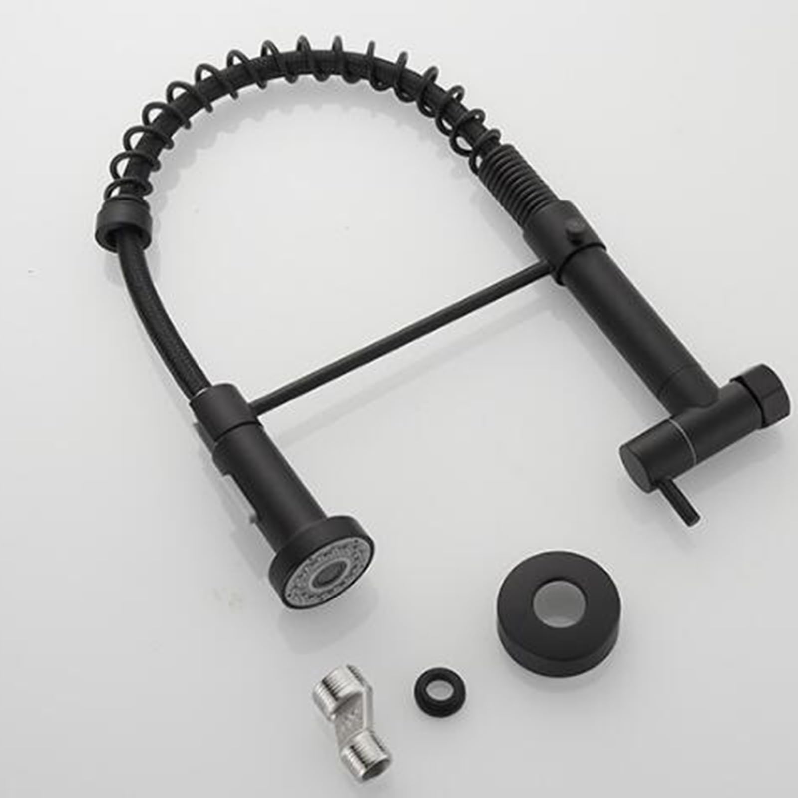 Wandmontage Wasserhahn Für Küche – Nur Kaltwasser, Aus Messing, Mit Keramikventil & 360° Drehbar, Gebürstetes Finish