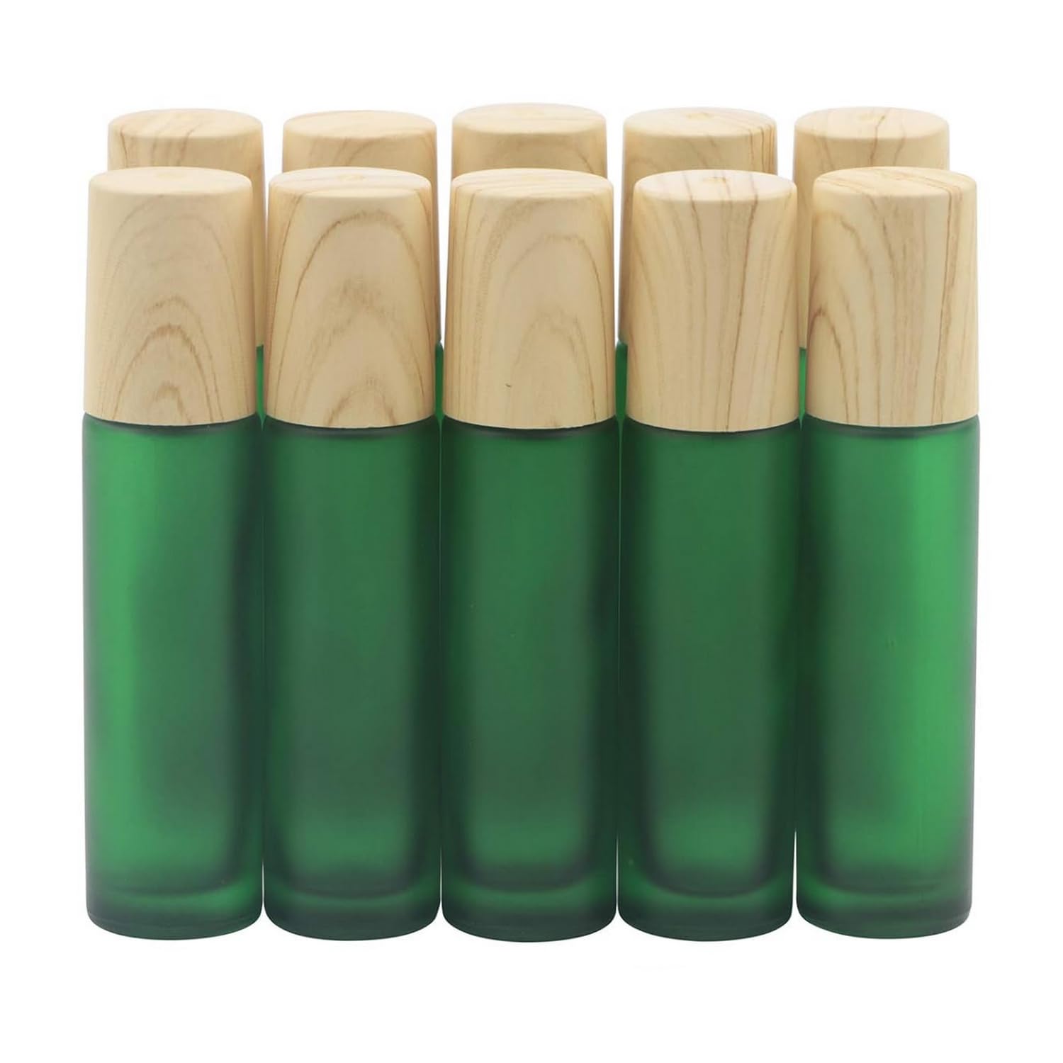 Kesell 10ml Glas-Rollerflaschen Set – 10 Stück, Blau, Mit Edelstahlkugel, Nachfüllbar