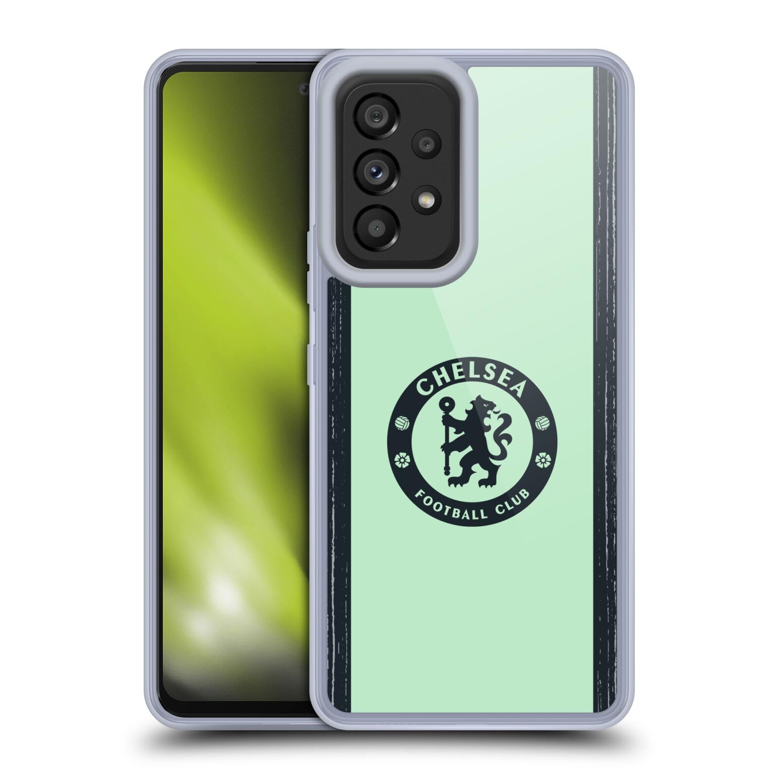 Head Case Designs Officially Licensed Chelsea Football Club Third 2023/24 Kit Gel Case [Military Grade Protection] Compatible With Samsung Galaxy A53 5G (2022)
