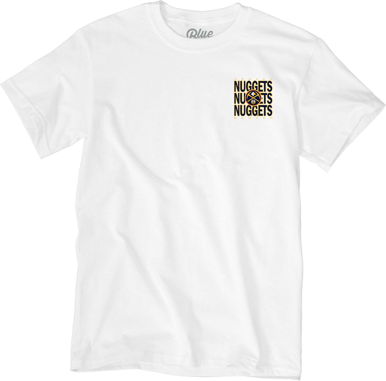 Blue 84 NBA Officially Licensed T-Shirt Front/Back Press White - Image 4