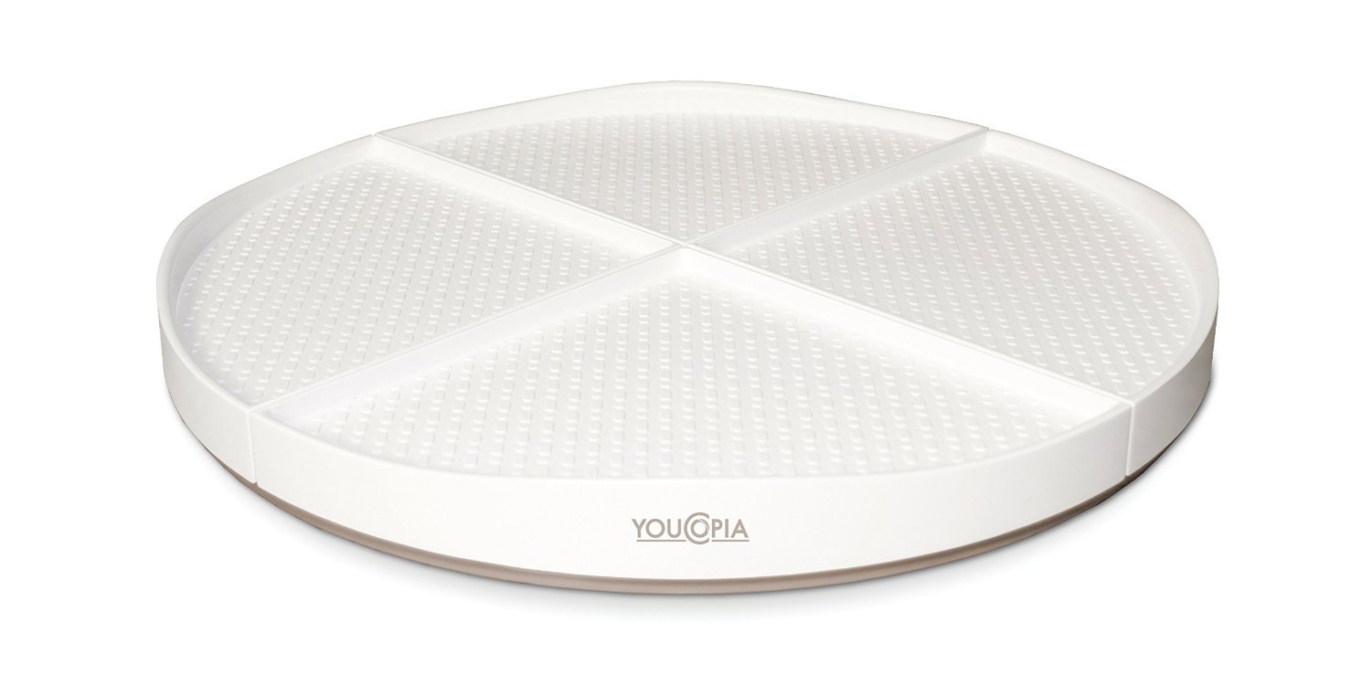 Youcopia White Crazy Susan Turntable, Abs Plastic, 40 Cm