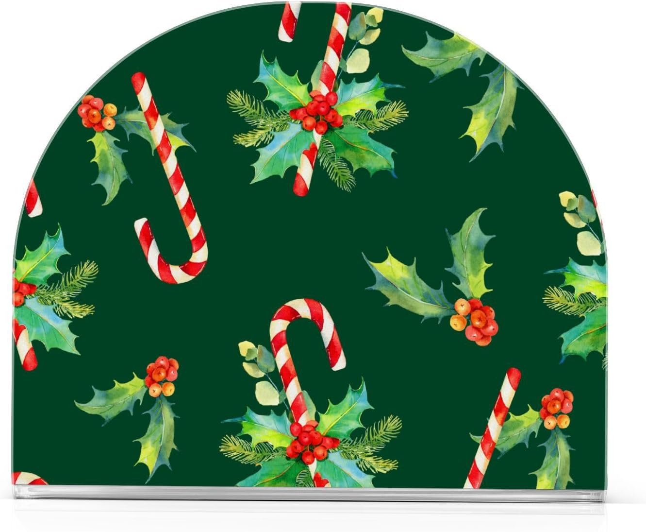 Christmas Candy Cane Napkin Holder Acrylic Napkins Holder