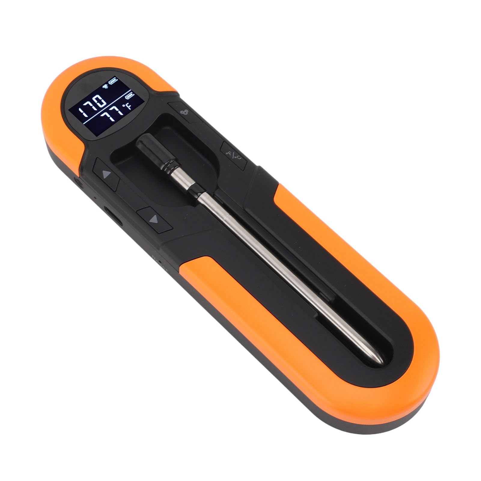 Termómetro inalámbrico Bluetooth para carne con alarma inteligente IP66, resistente al agua, magnético, 500mAh, para horno asado, barbacoa y parrilla