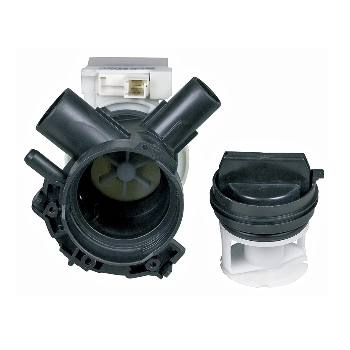 Europart Pompa odpływowa jak Bosch 00145212 do pralki kompletna pompa magnetyczna 30 W Copreci z głowicą pompy i sitkiem BSH
