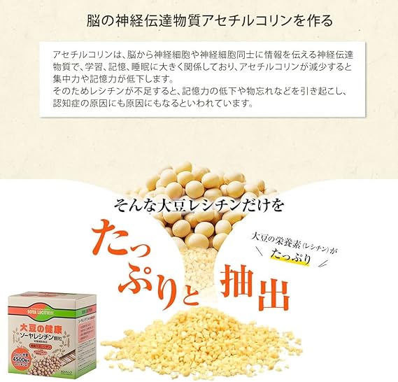 Amazon ソーヤレシチン 顆粒 60包 大豆 サプリ 京都薬品ヘルスケア レシチン