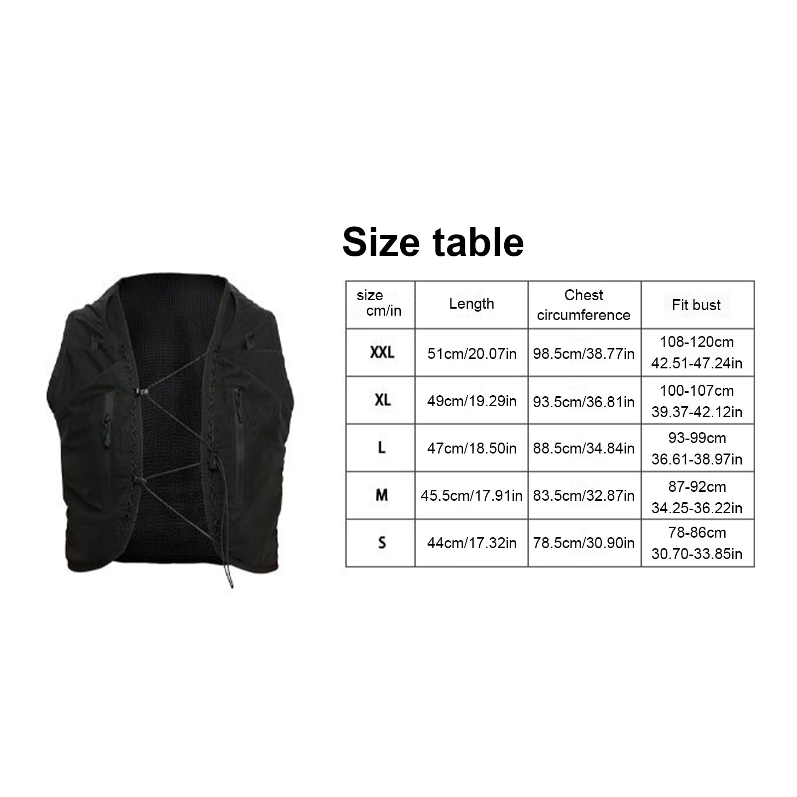 Riñonera Deportiva para Hombre, Bolsillo de Pecho para Correr