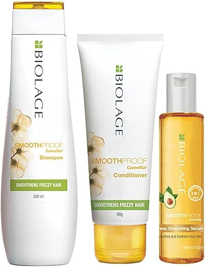 Biolage Smoothproof 6-in-1 Professional Hair Serum for Frizzy Hair |Deep Smoothening With Avocado & Grape Seed Oil | Natural & Vegan