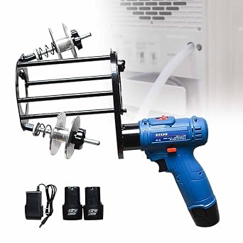 12V Lithium Battery Air Conditioning Tape Winding Machine, Air Conditioning Pipe Cable Tie Wrapping Tool, Electric Tape Wrapping Machine