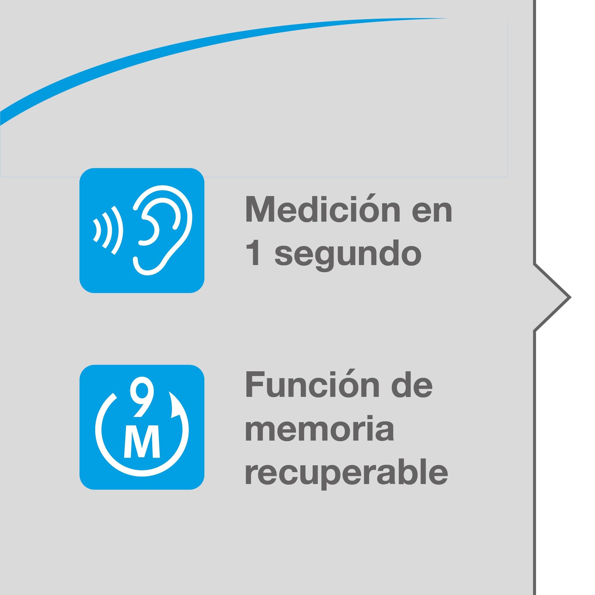 Citizen Termómetro digital CTD711 para frente y oído adultos niños bebés 4 modos 1 segundo White