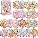 Photo Gallery bambebe set di 20 adesivi 3d per casa in miniatura – kit sticker di scena con pinzetta, attività rilassante per bambini e adulti Photo Gallery bambebe set di 20 adesivi 3d per casa in miniatura – kit sticker di scena con pinzetta, attività rilassante per bambini e adulti
