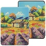 GUKSRASO 6インチ Kindle Voyage (2014, モデル: NM460GZ) - スマートな自動スリープ/ウェイク機能を備えたPU素材