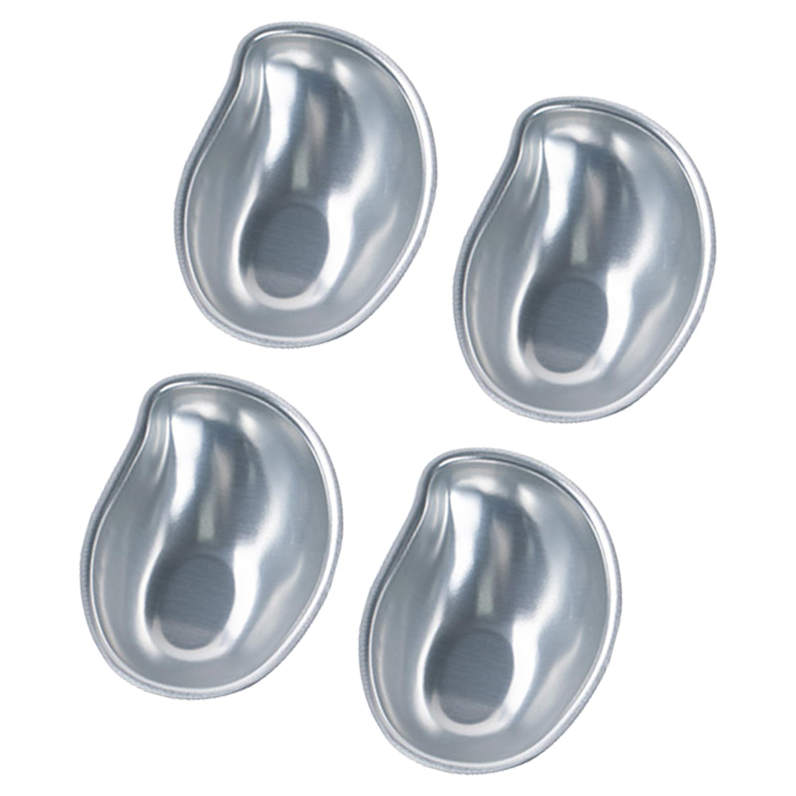 Uqezagpa Of 4 Mochi Molds Peach Mangos Design Dessert Molds Nonstick Baking Tool for Professional Cooks Home Baking Essential Set