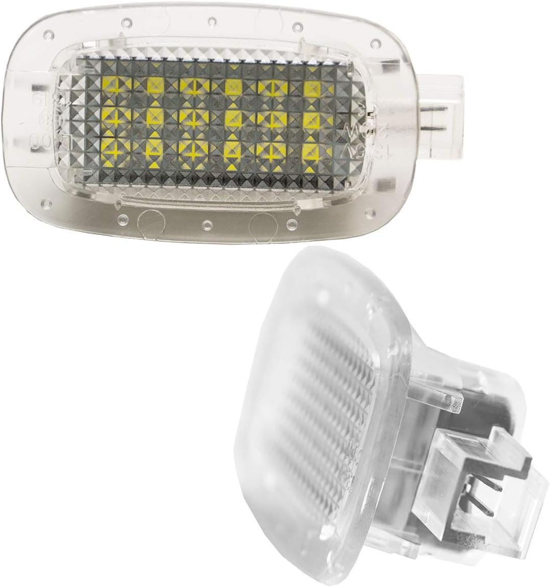 PA LED 2X Footwell Courtesy LED Lights Bulb W204 X204 W207 W212 W216 W221 W463 18 SMD 3528 CANBUS Error Free