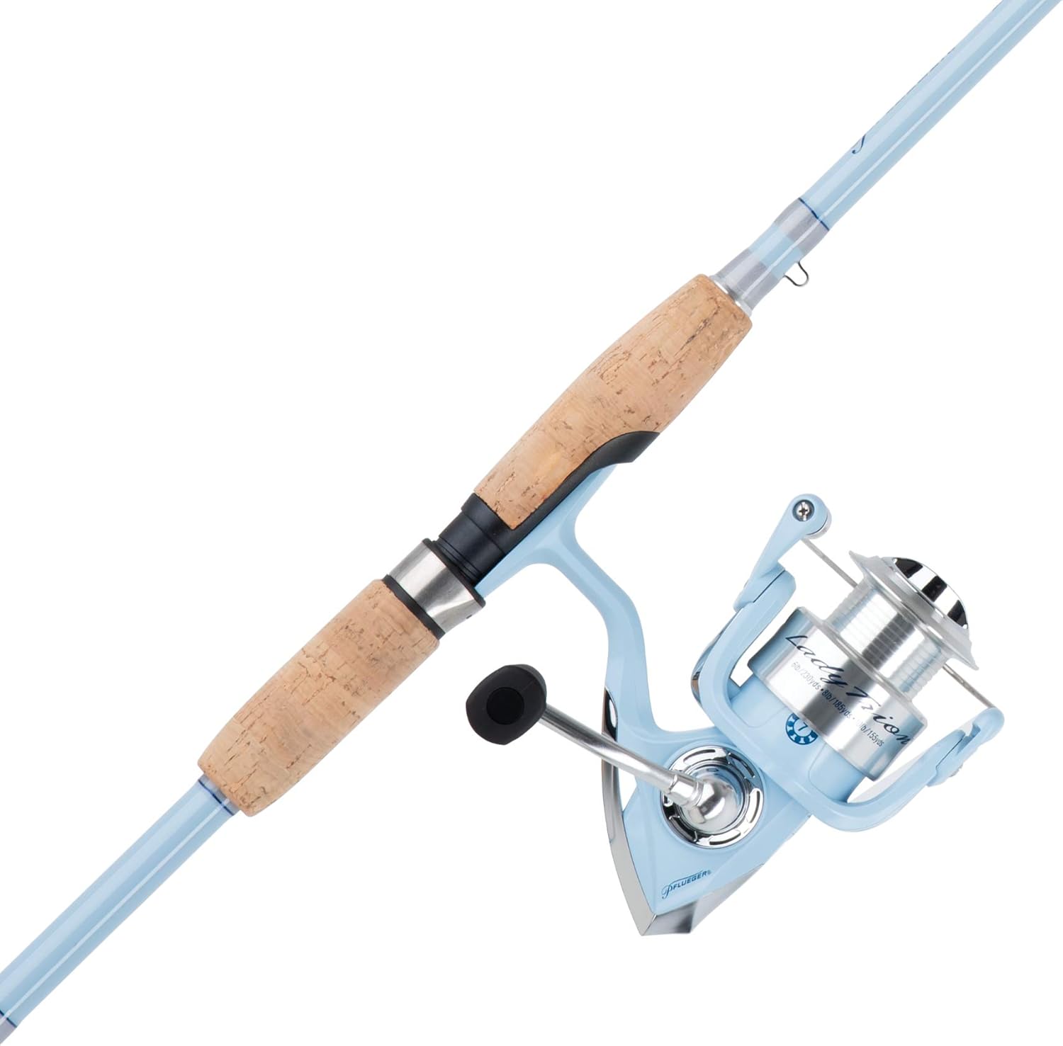 Pflueger Lady Trion Spinning Reel and Fishing Rod Combo 35 - 6'6" - Medium - 2pc