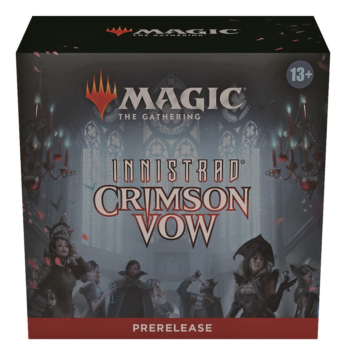 Card Game Magic: The Gathering Prerelease Kit: MTG Innistrad Crimson Vow - 6 Packs, Promos, Dice