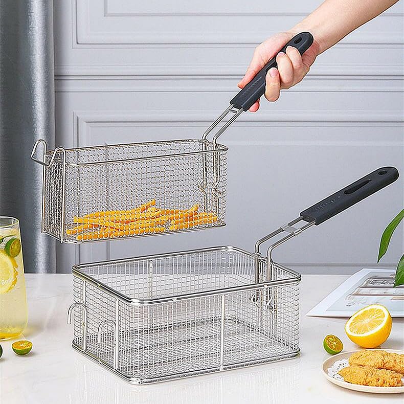 Amazon.co.jp: ポテトフライヤー フライヤーバスケット 揚げ物