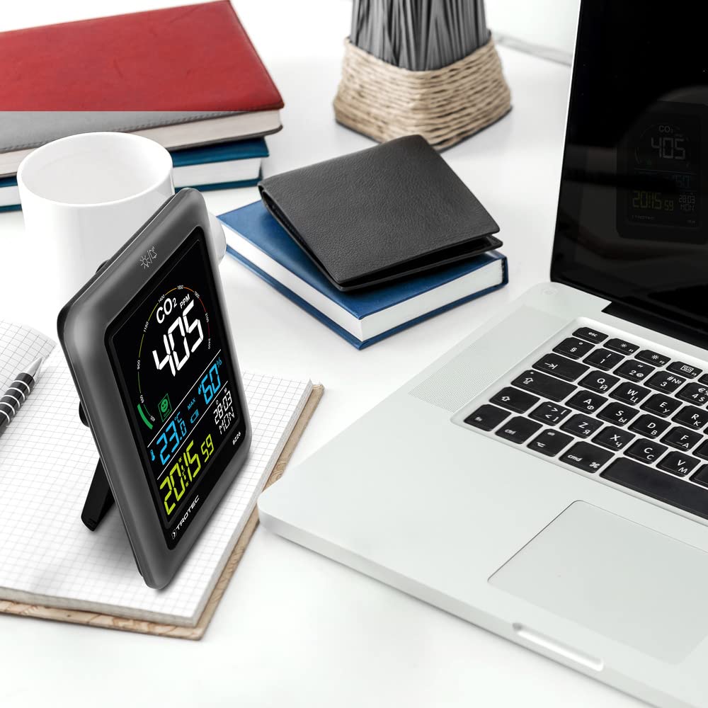 TROTEC Monitor de Calidad del Aire de CO2 BZ26 | semáforo de CO2, Medidores de Calidad de Aire Interior | Absolutamente silencioso