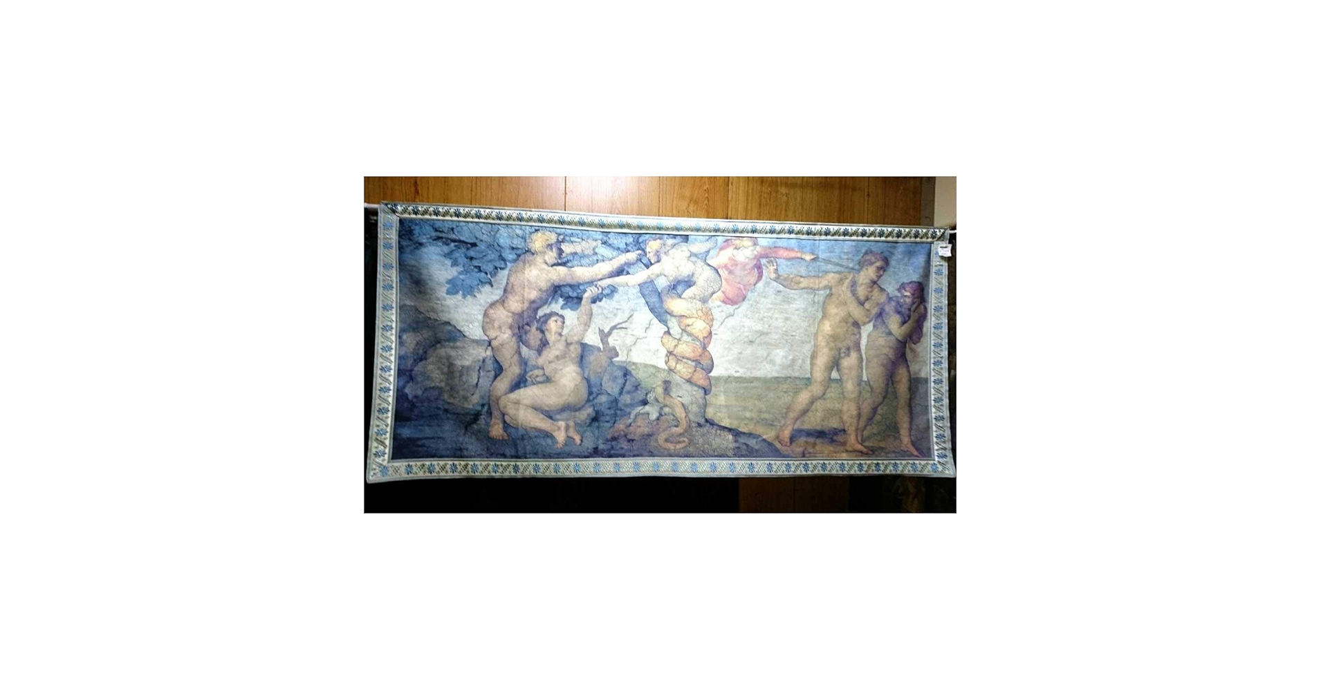 Amazon.co.jp: イタリア製 大きな タペストリー アダムとイブ