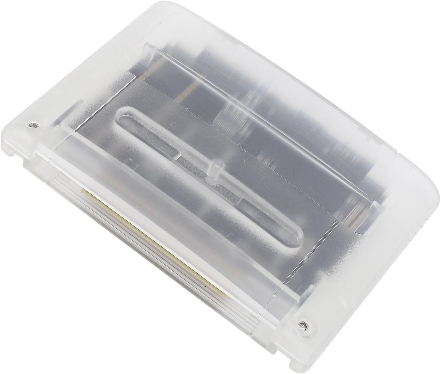 LICAEVEY 3000 in 1 Game Cartridge for SNES | SFC Console, 8GB Built in Memory Card, Auto Save Backup, High Speed V1.0 Cartridge (USA Version Only) (Transparent White)