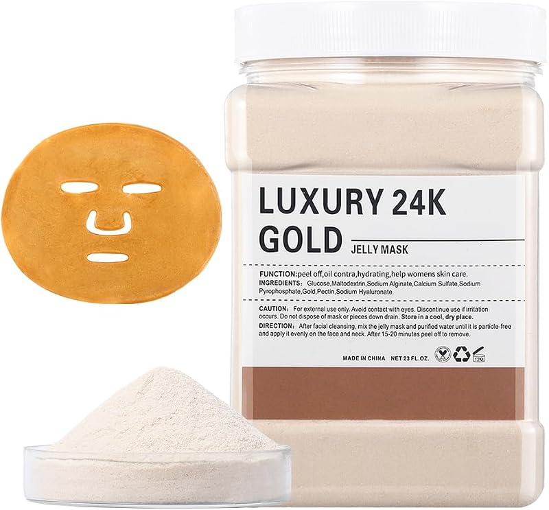 Máscara facial em pó tipo gel GUOYAOLIFU, 23 oz