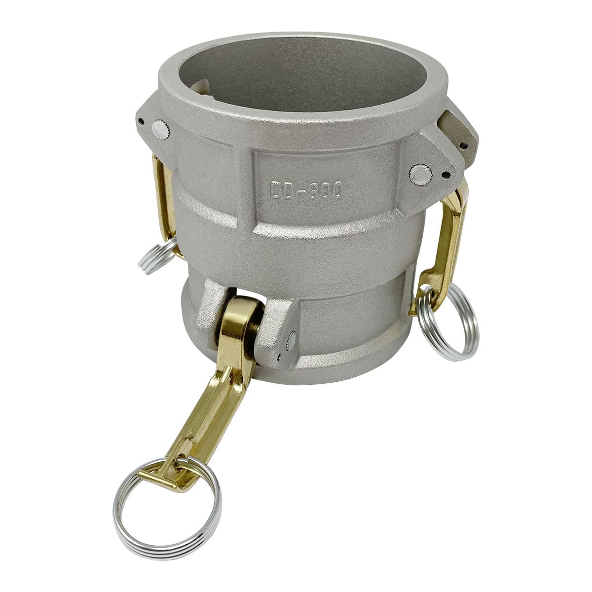 Gloxco Aluminum Type DD Cam and Groove Spool Coupler, 3" Female Camlock x 3" Female Camlock (CAM-30-DD-AL)