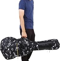 OUUTMEE 41 Zoll Tasche für E-Gitarre 104 x 40 x 7 cm Gitarrentasche Verstellbare Schultergu 5 mm Perlenwattepad 600D Oxford-Tuch,Grau OUUTMEE 41 Zoll Tasche für E-Gitarre 104 x 40 x 7 cm Gitarrentasche Verstellbare Schultergu 5 mm Perlenwattepad 600D Oxford-Tuch,Grau