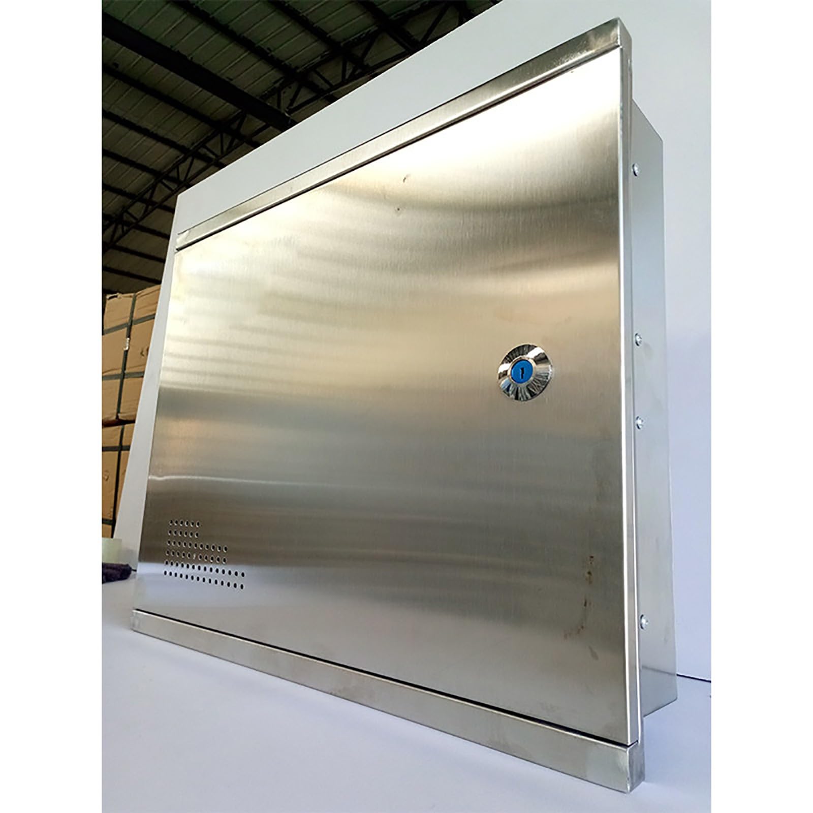 Armario Electrico para Instalación Empotrada, Caja Estanca Exterior Electrica Multimedia Impermeable para Exteriores, Cuadro Electrico Acero Inoxidable 304, IP30(30x20x10 cm/12x8x4 in)