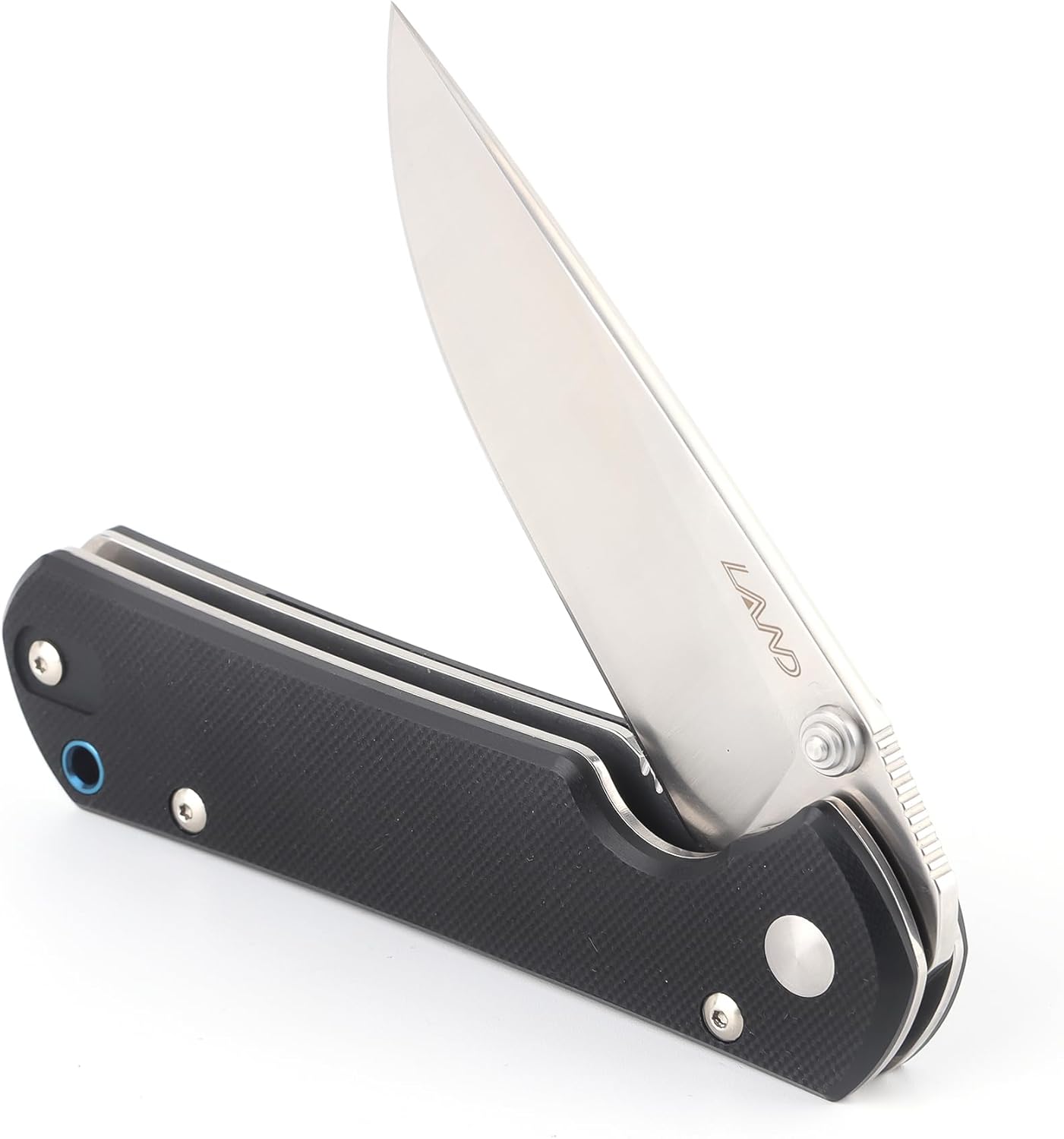 Land Knife Folding Pocket Knife with Clip 910 12C27 Blade G10 Handle Black