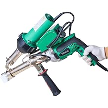 PVC Pipe Welding Machine, 1600W Hand Extrusion Welder Machine, Dual Heating Hot Air Plastic Welder Machine, Plastic Welder Machine for Welding HDPE PP Pipe Or Water Tanks
