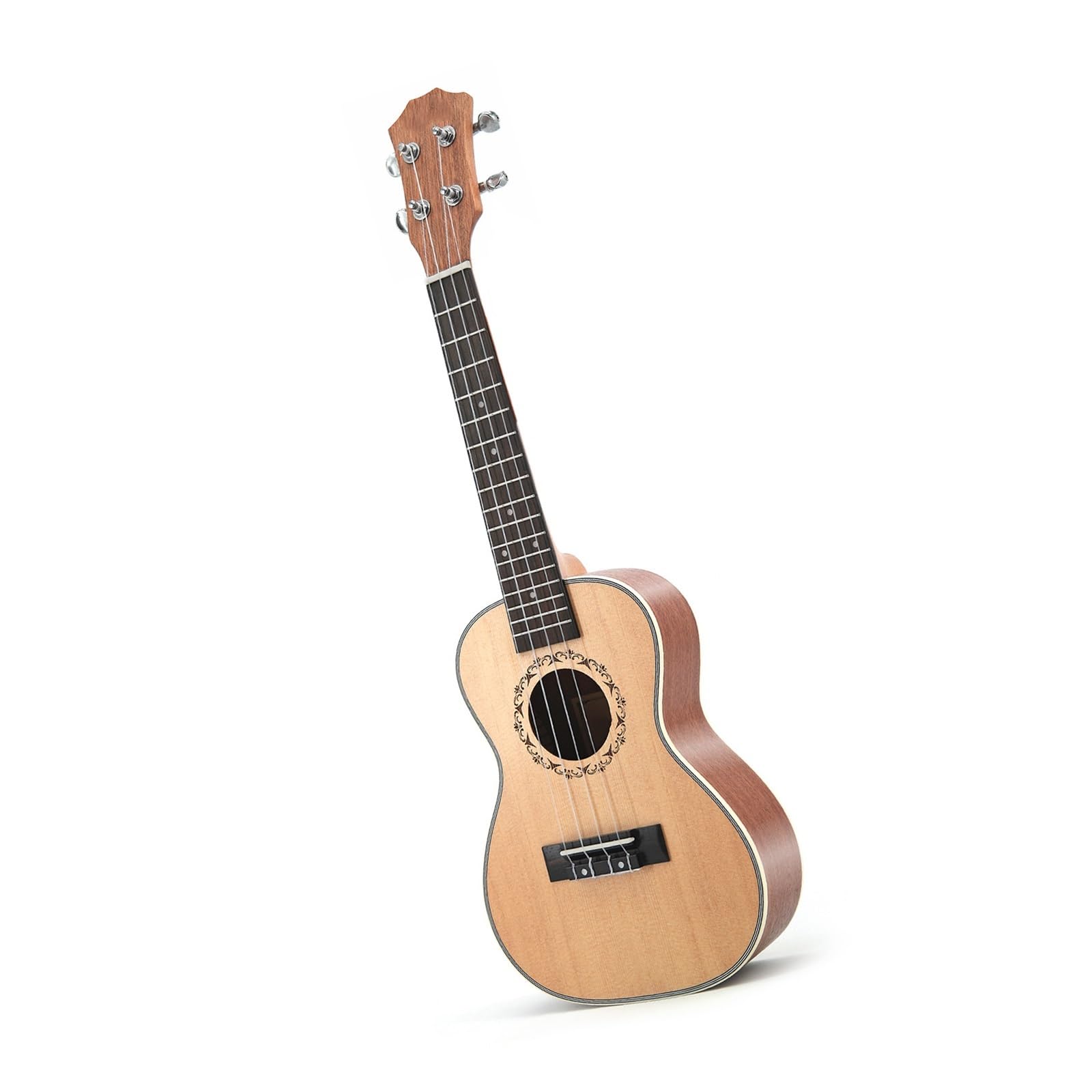 Ukulele In Abete Rosso E Sapele Da 23 Pollici Adatto Per L'uso Professionale Di Strumenti A Corda Ukulele