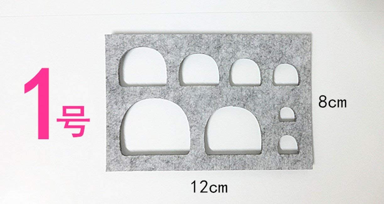 ZHONGJIUYUAN 8 Stlye Handmade Felt Craft Template Tool DIY Decorative Doll Animal Ear Mold Wool Felting Template Mould Handicrafts Felt Animals Ear Template