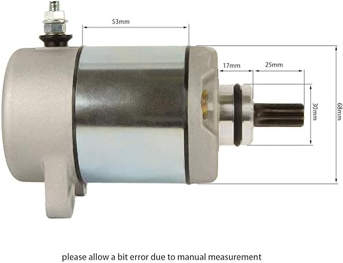 Miniatura 5 de Motor de arranque para Honda 350 Rancher TRX350FE, TRX350FM, TRX350TE, TRX350TM 2000-2006 31200-HN5-671 31200-HN5-A81 31200-HN5-M01