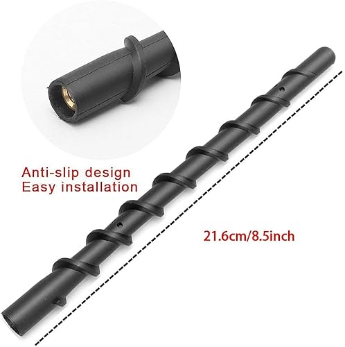 Miniatura 4 de VOFONO Antena de radio para GMC Sierra Chevy Silverado 1500 2500 3500 (2009-2024)  Antena de repuesto directo en espiral de 8.5 pulgadas (rosca M7)