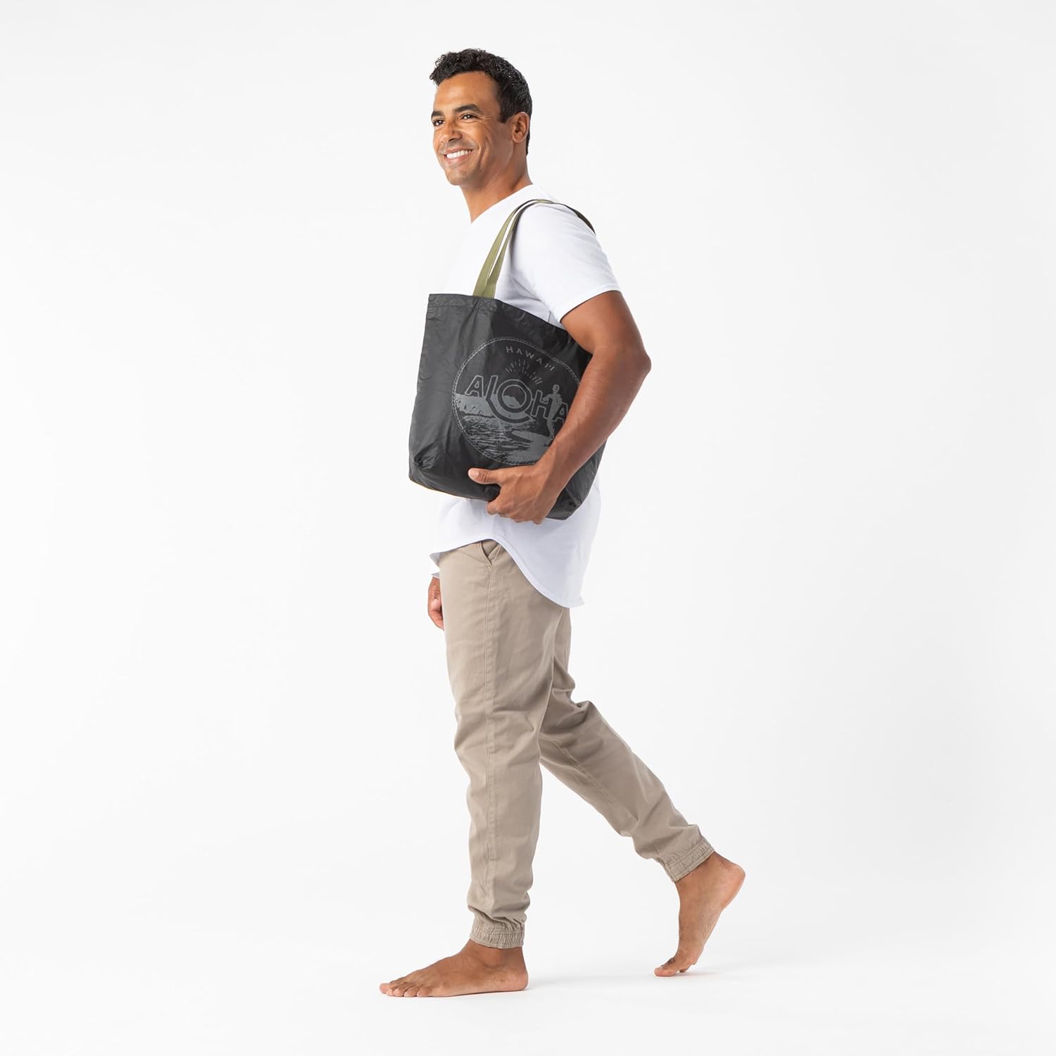 ALOHA Collection Reversible Tote Bag | Lightweight, Compact, and Splash-Proof Everyday Tote Bag | Open Top Design, Reversible, Splash-Proof