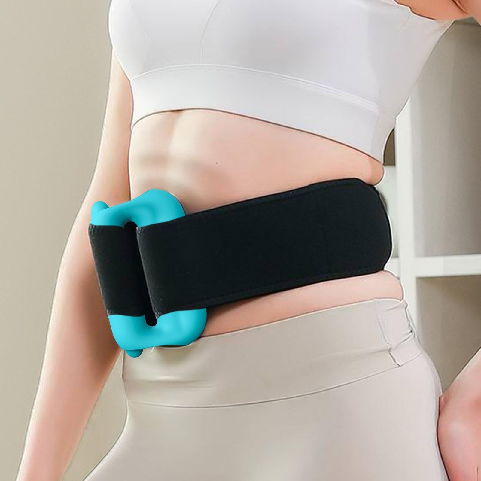 Magic Massager Ring - Massaggiatore a percussione con 5 modalità di massaggio, 5 livelli di velocità, macchina per fascia di ABS, massaggiatore elettrico per la schiena, massaggiatori muscolari