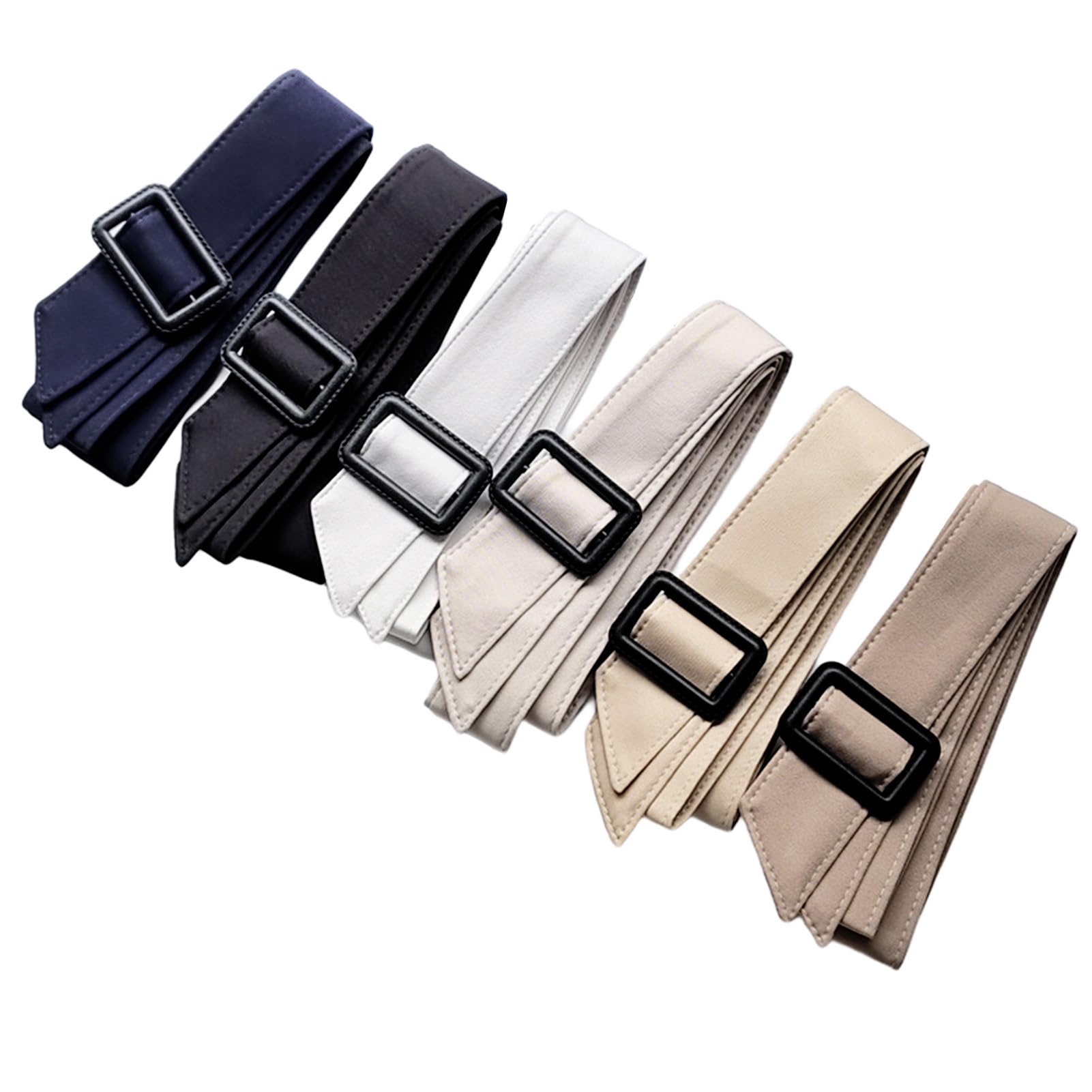 2848 2 Pack Women Wind Coat Waist Belt Khaki Trench Waistband Replacement Inzegao Women Trench Coat Belt Replacement Tie waist Wind  main image 3