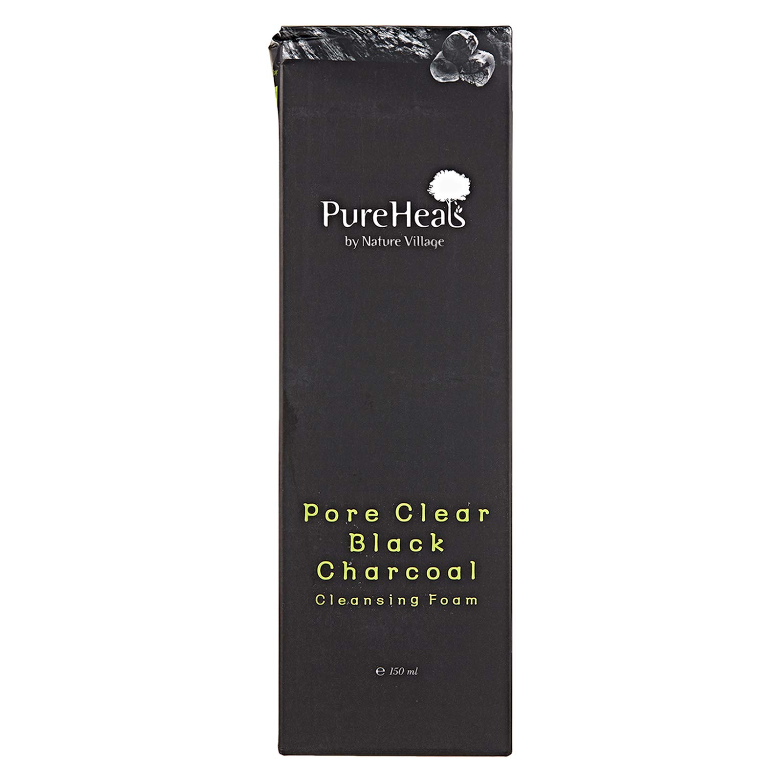 PureHeals Pore Clear Black Charcoal Cleansing Foam 150 ml