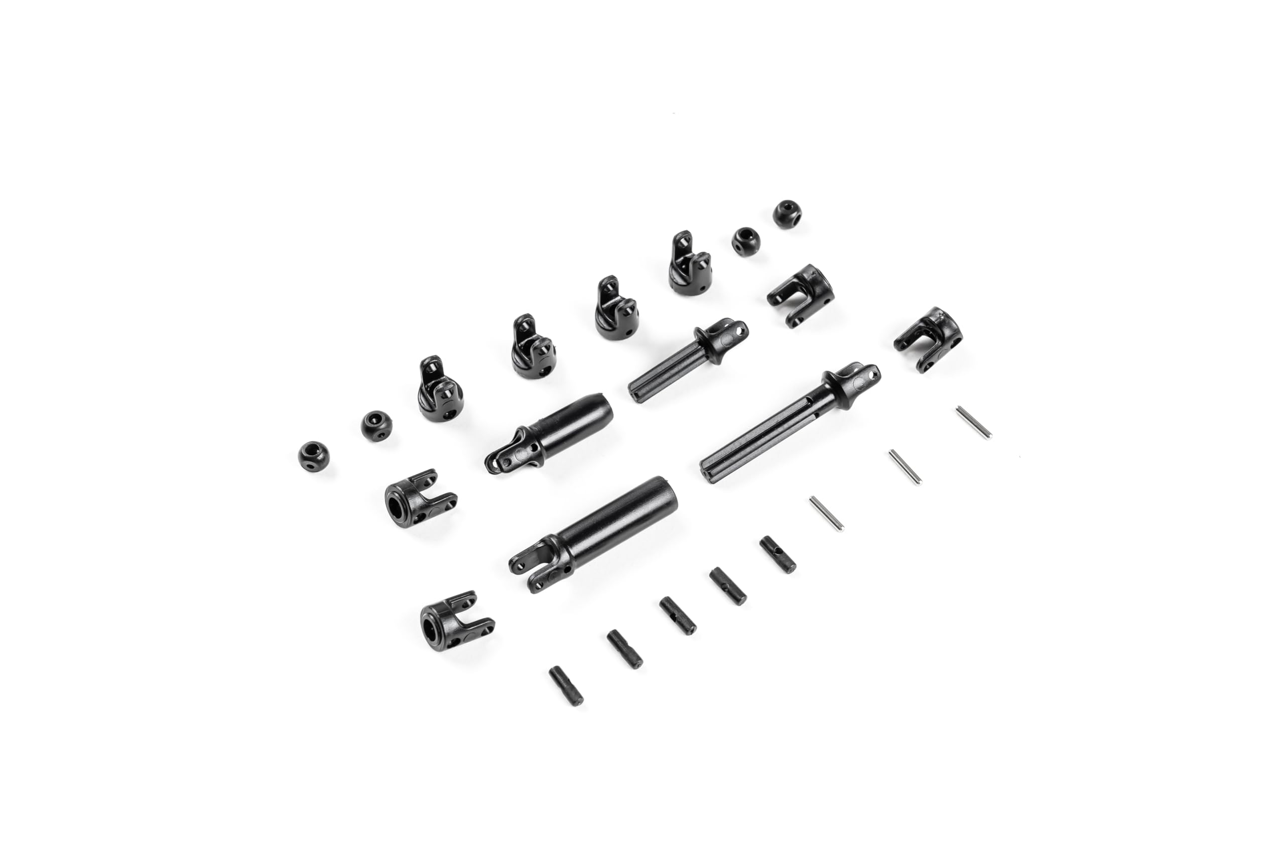 FMS 1/18 Rc Car Parts RC Crawler RC Trucks Parts Replacement Accessory for 1:18 FIRE Horse, 1:18 FJ Cruiser, 1:18 MOGRICH, 1:18 Toyota Land Cruiser 80: Transmission Shaft Full Set