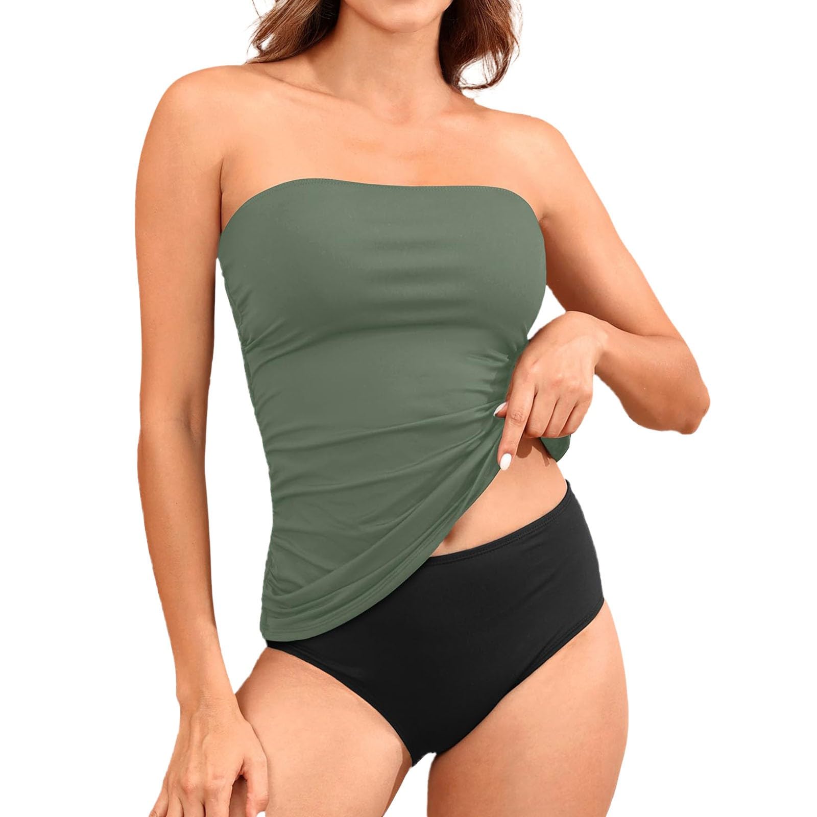 Maillot de bain bikini à volants pour vos vacances à la plage